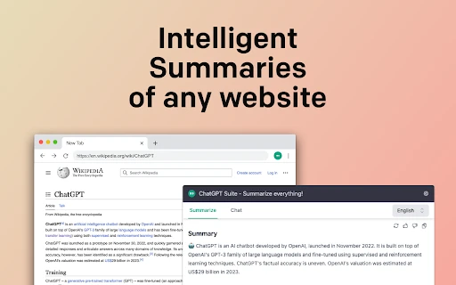 ChatGPT - Summarize & Chat - Chrome Extension - AI Tool Ocean