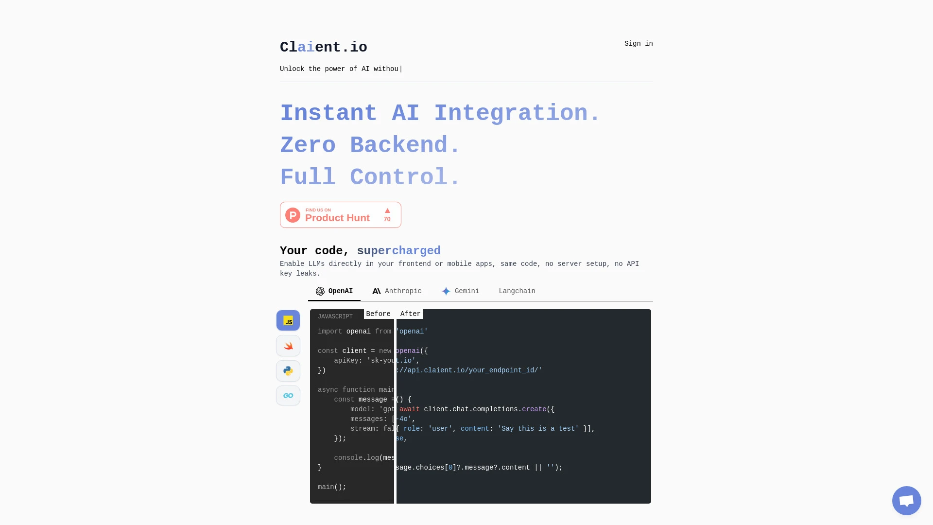 Claient.io - AI Tool Ocean
