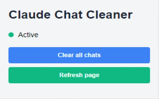 Claude Chat Cleaner - Chrome Extension - AI Tool Ocean