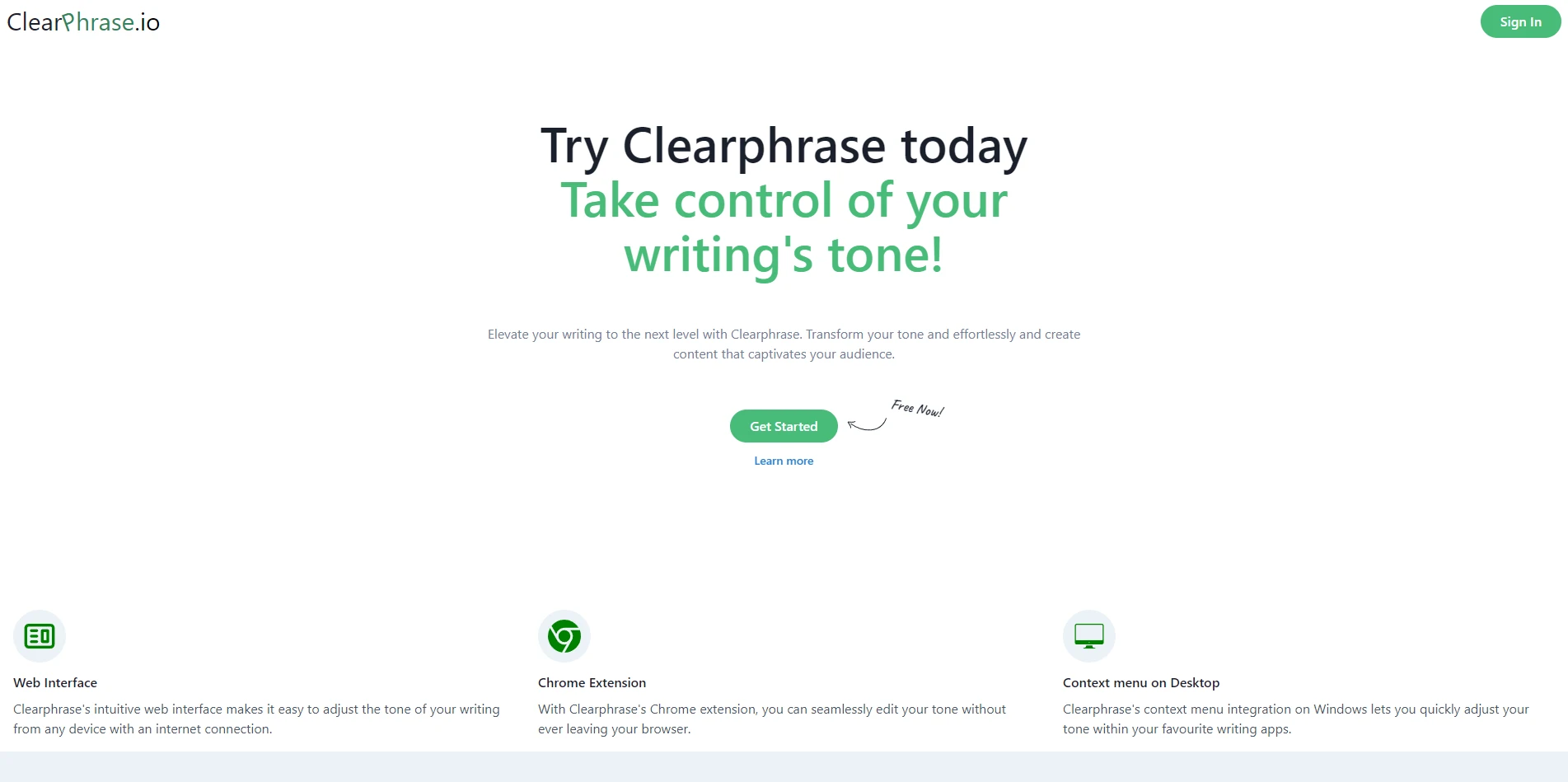 Clearphrase - AI Tool Ocean