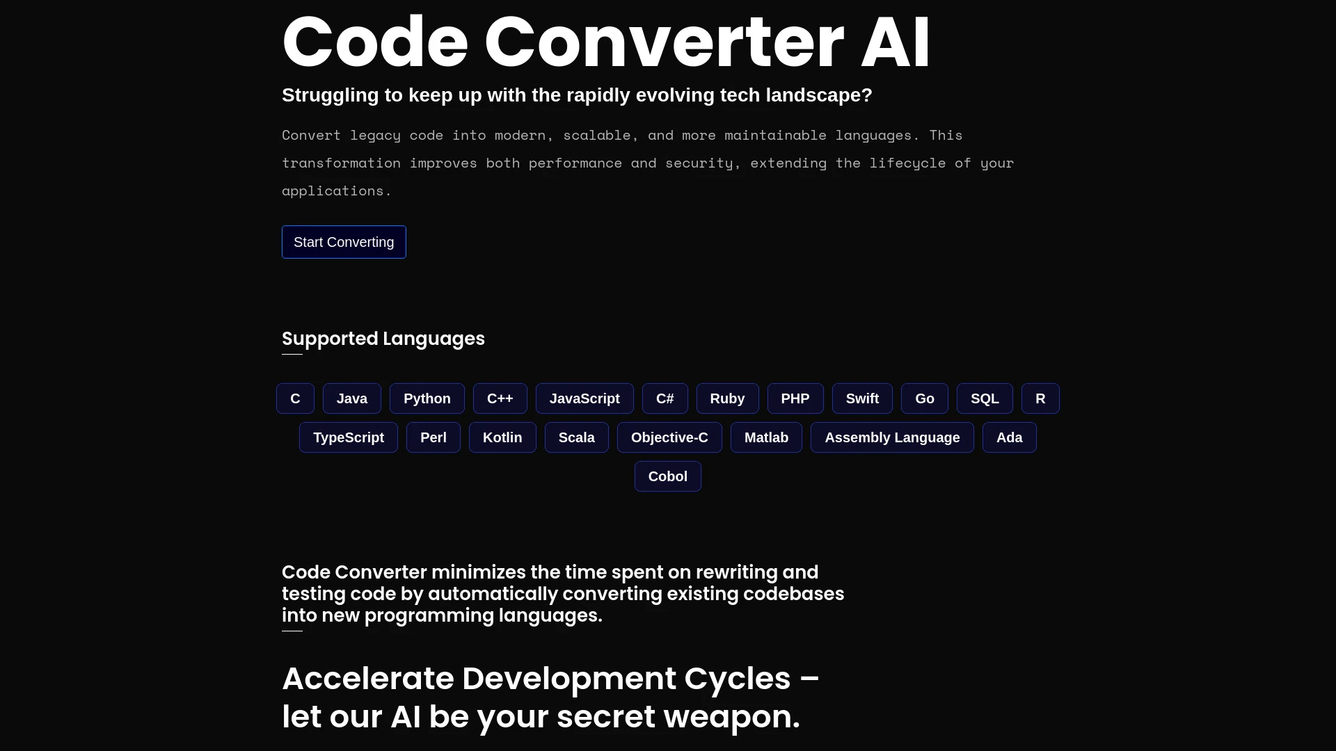 Code Converter AI - AI Tool Ocean