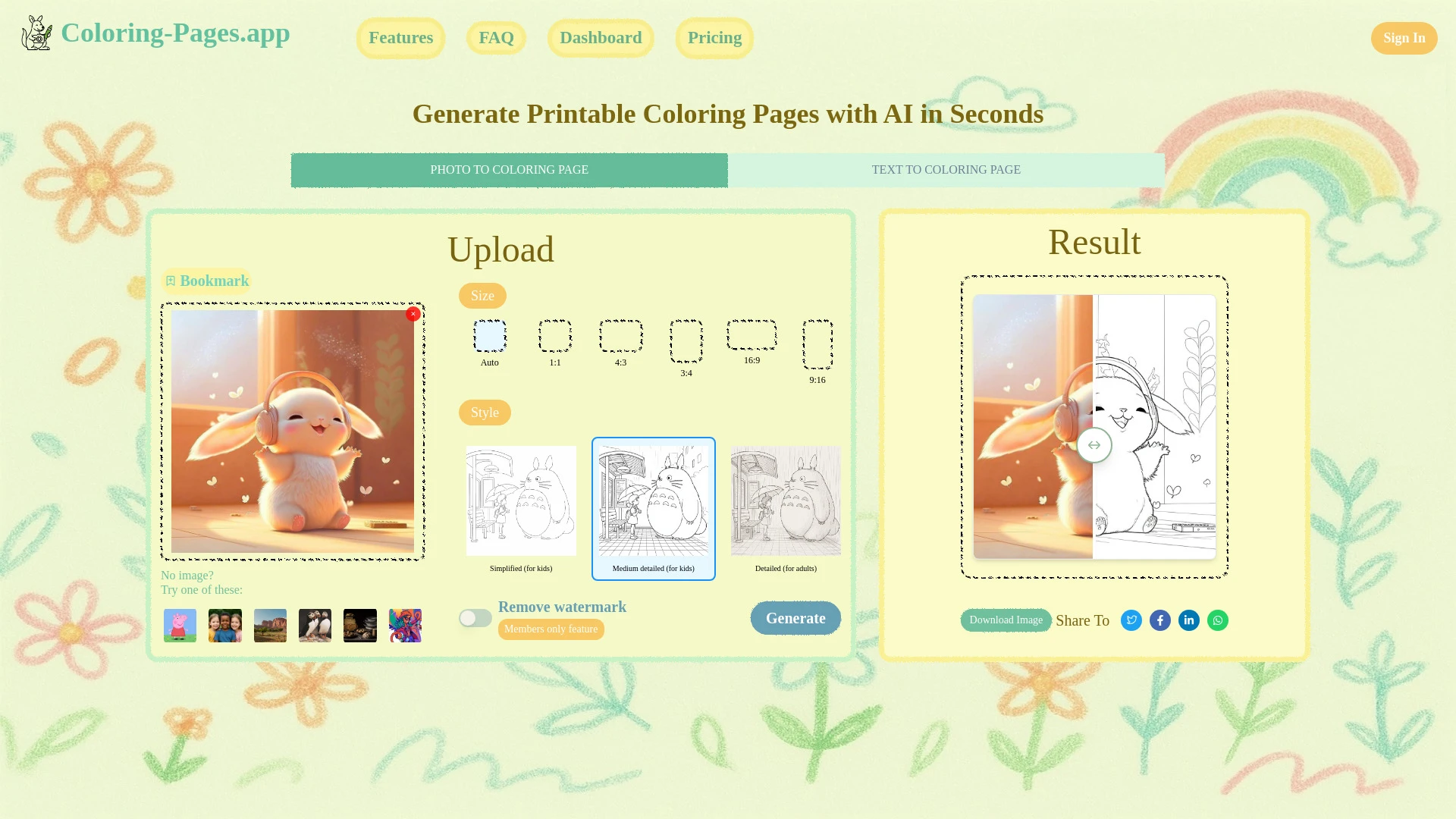 Coloring-Pages.APP - AI Tool Ocean