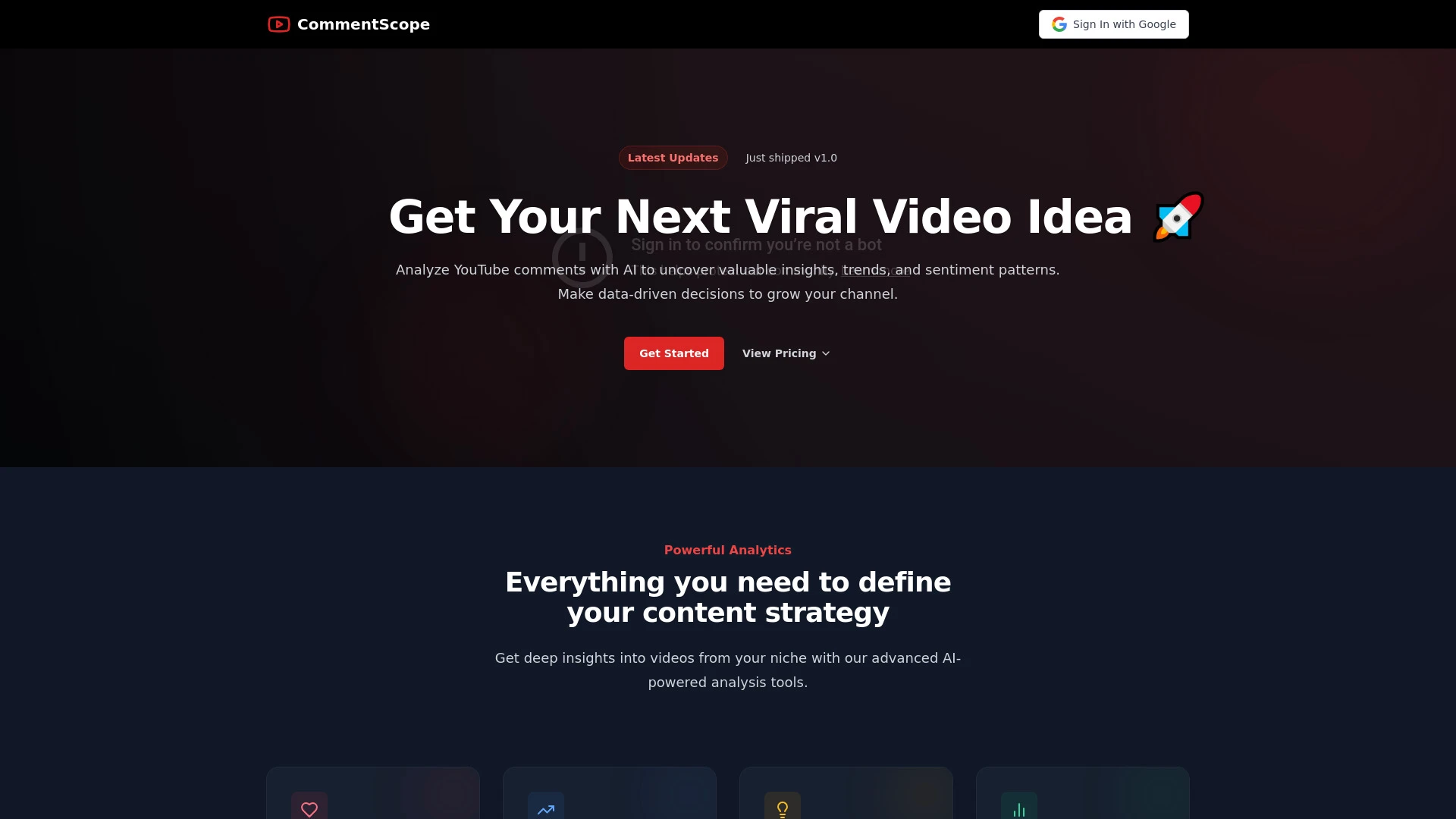CommentScope - AI Tool Ocean