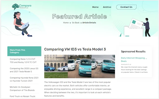 CompareProducts.ai - Chrome Extension - AI Tool Ocean