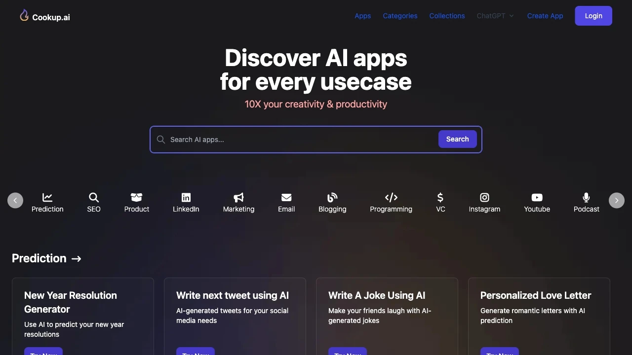 Cookup AI - AI Tool Ocean