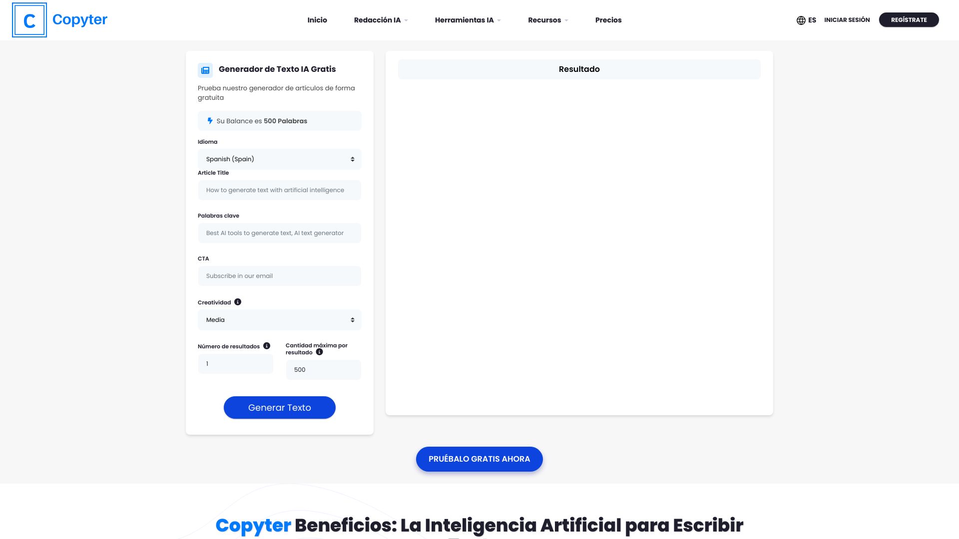 Copyter IA - AI Tool Ocean