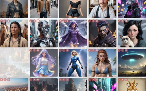 Create Beautiful AI Art and Search AI Community Art - Chrome Extension - AI Tool Ocean