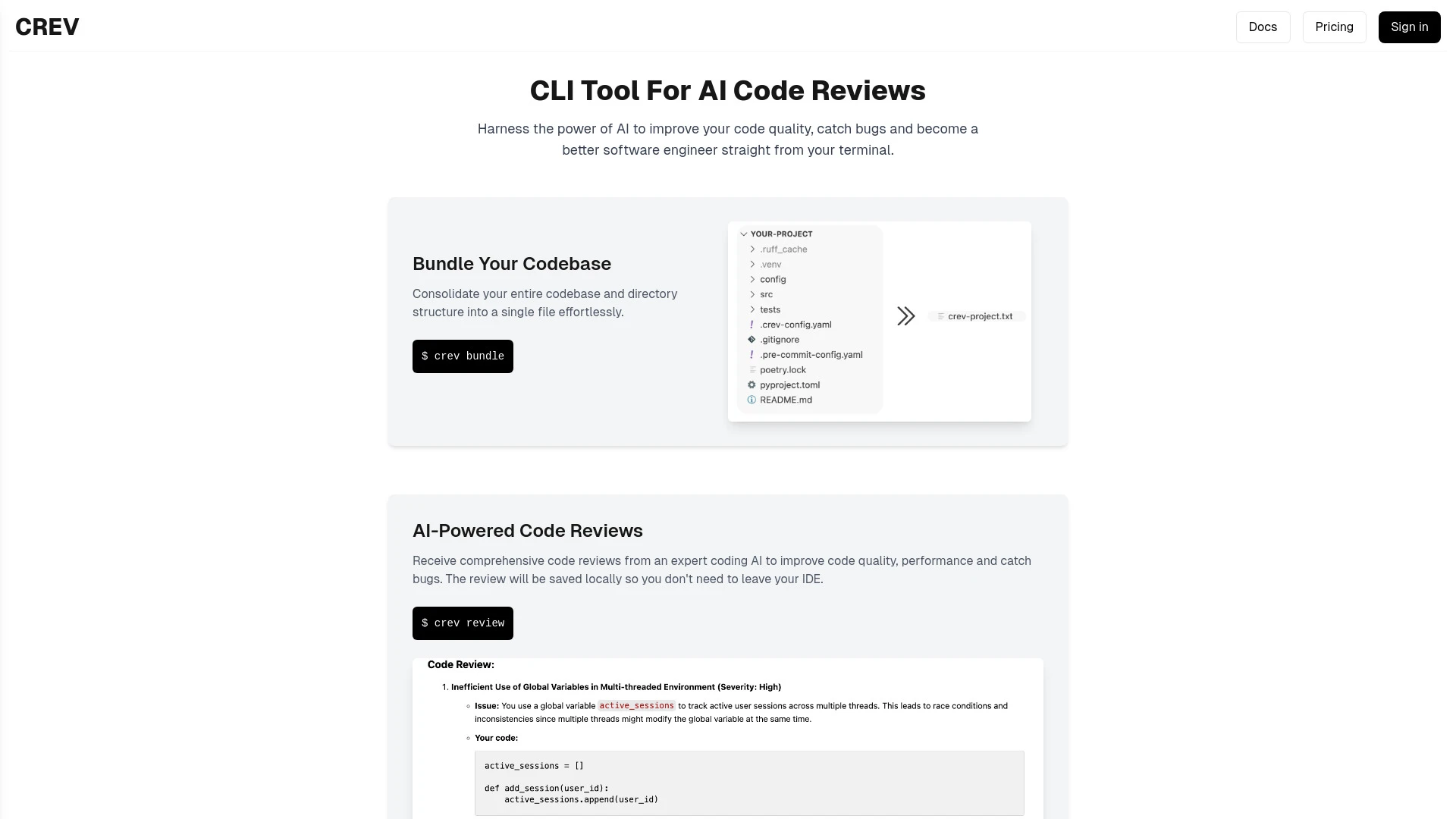 Crev - AI Tool Ocean