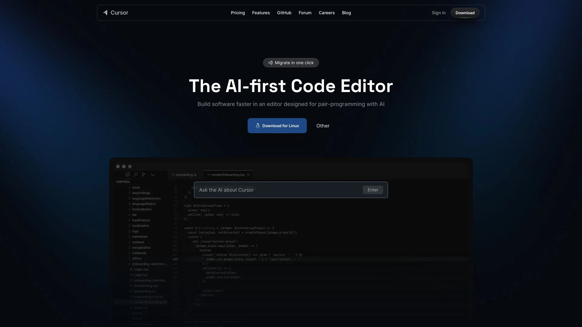 Cursor - The AI Code Editor - AI Tool Ocean