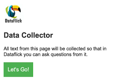 Dataflick Data Collector - Chrome Extension - AI Tool Ocean