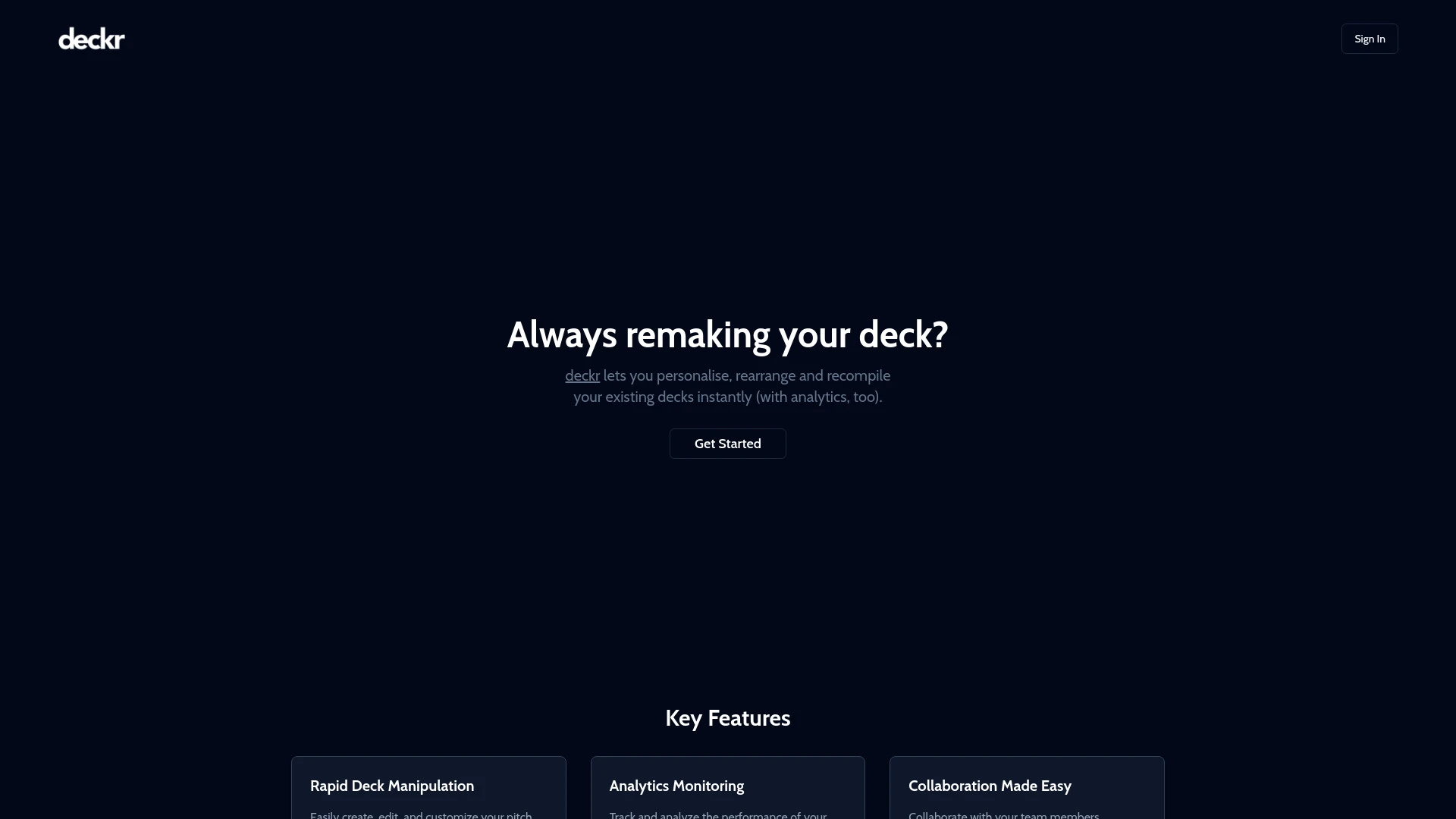 deckr - AI Tool Ocean