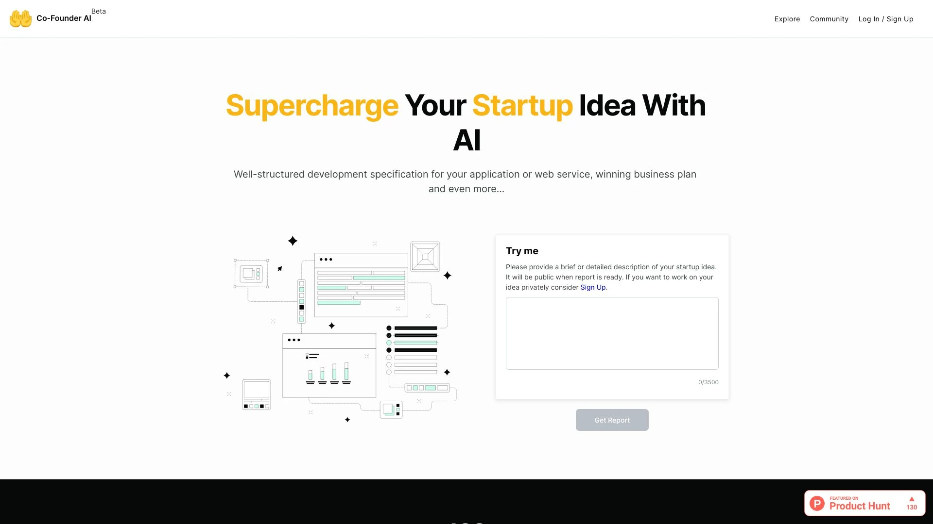 Deep Founder AI - AI Tool Ocean