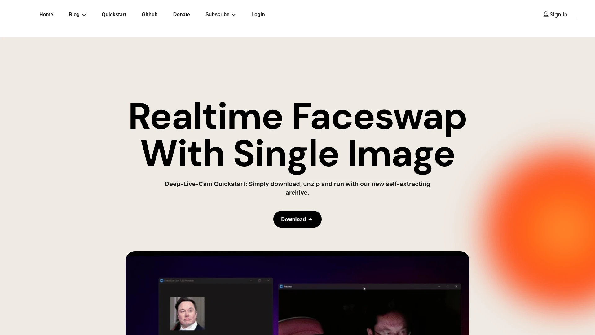 DeepLiveCam - AI Tool Ocean