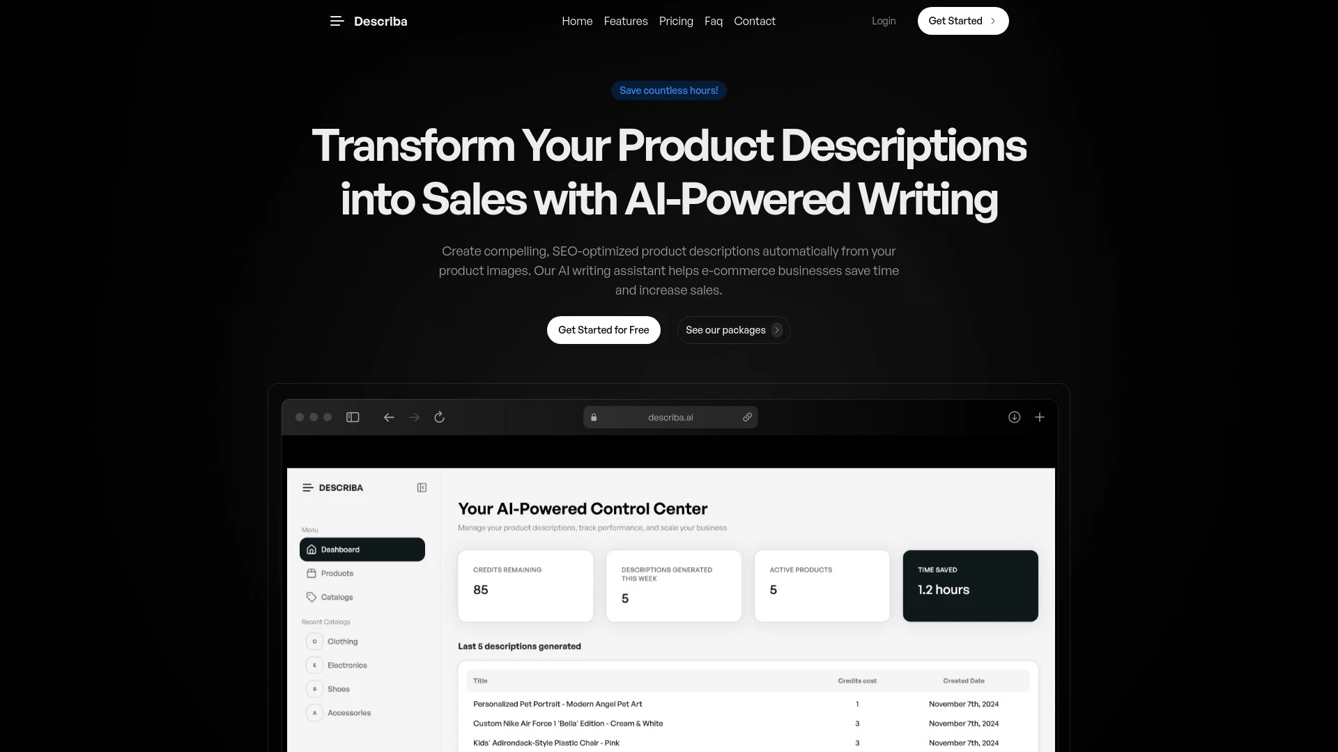 Describa - AI Tool Ocean