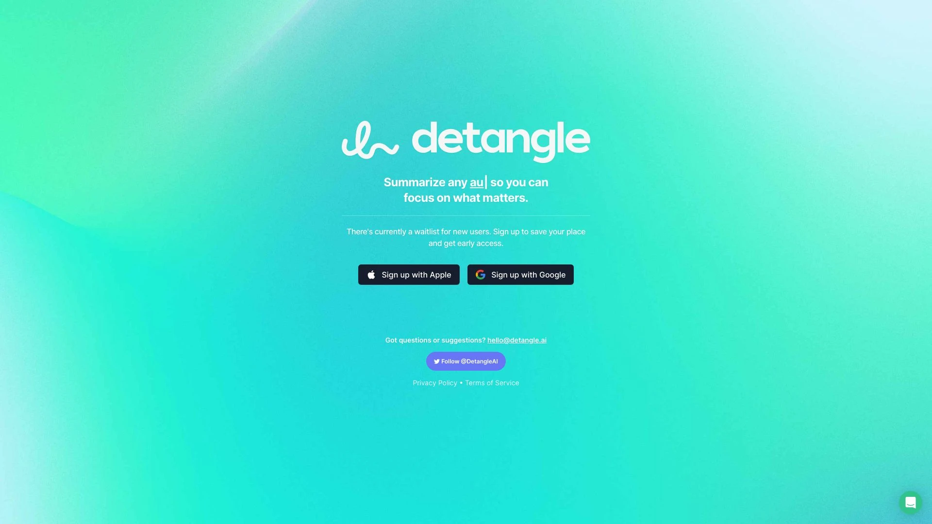 Detangle AI - AI Tool Ocean