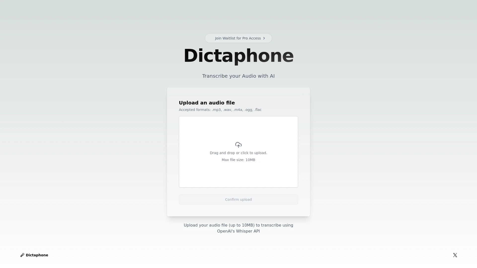 Dictaphone - AI Tool Ocean