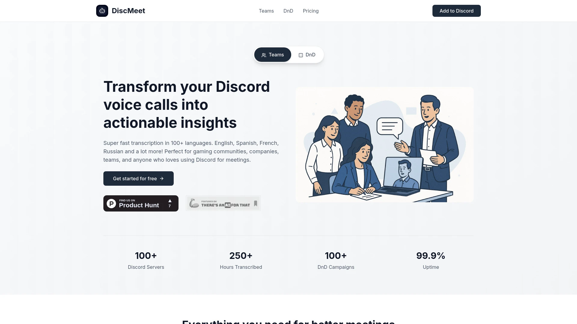 Discmeet - AI Tool Ocean