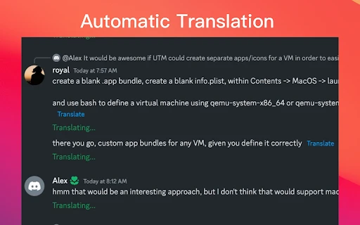 Discord Translator - Chrome Extension - AI Tool Ocean