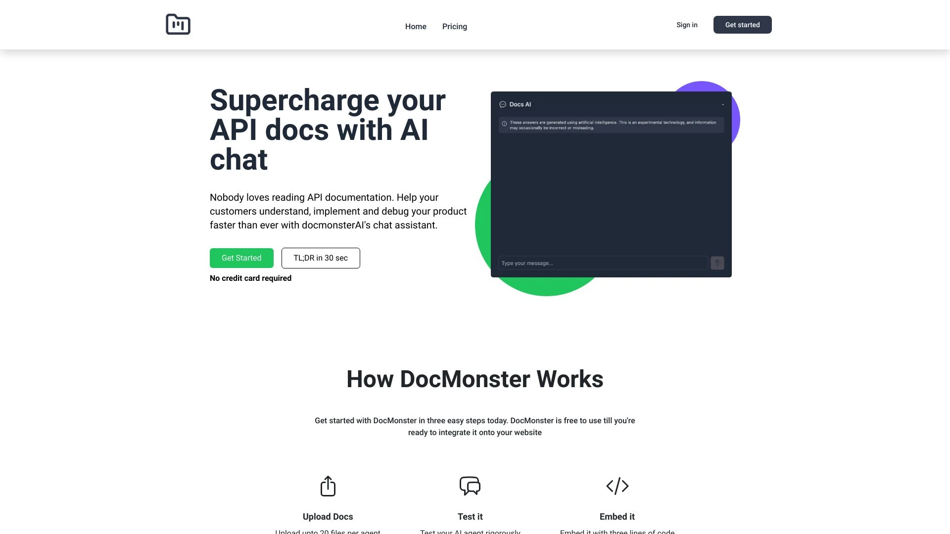 DocMonster.ai - AI Tool Ocean