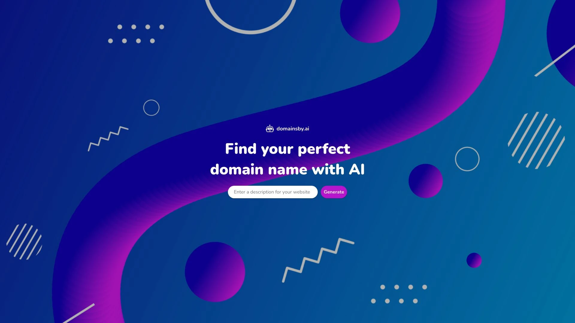 Domains By Ai - AI Tool Ocean