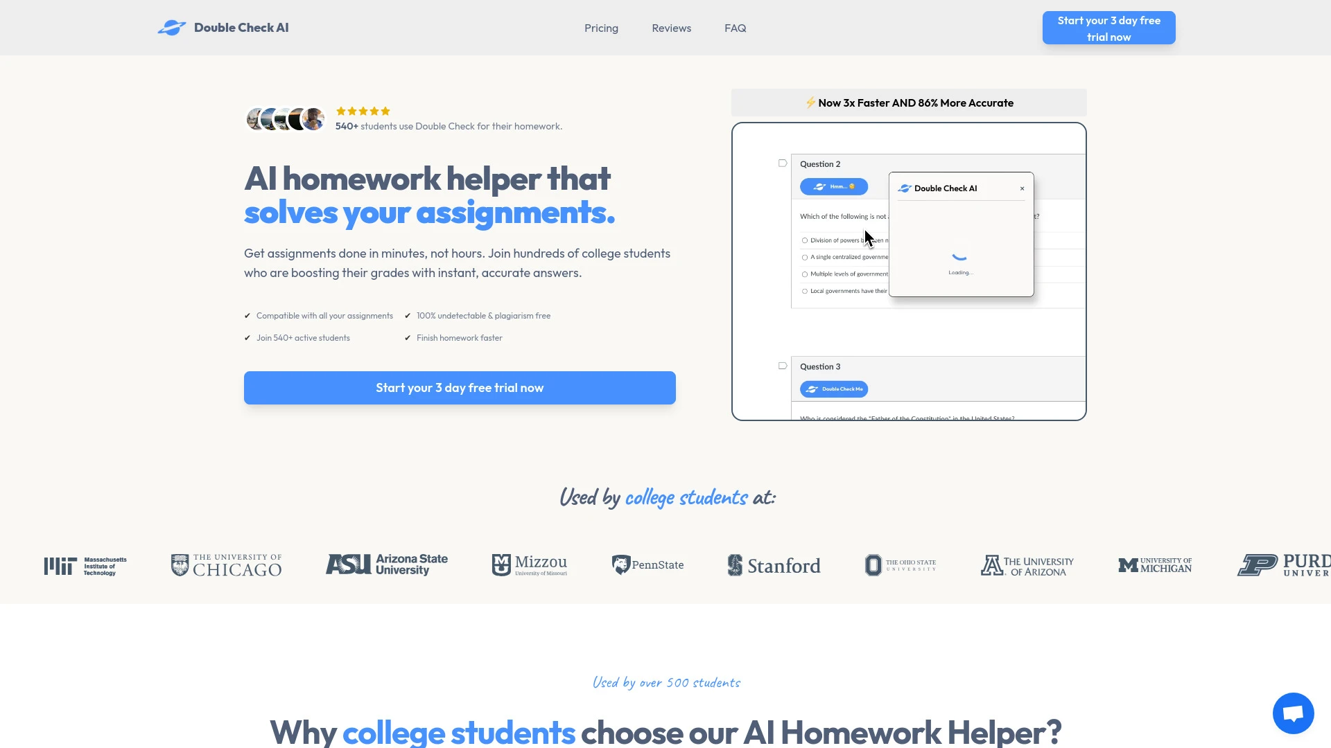 Double Check AI - AI Tool Ocean