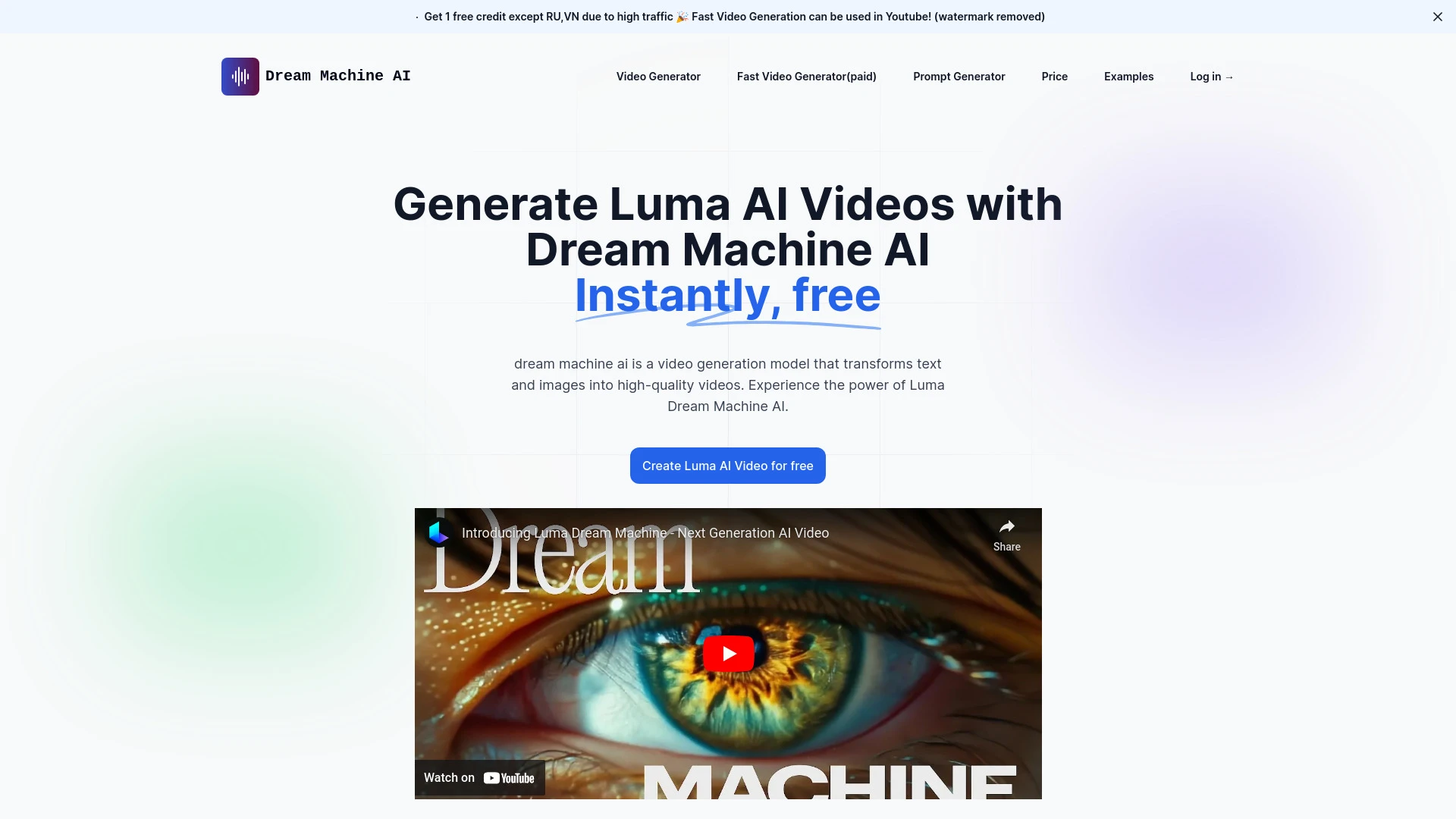Dream Machine AI - AI Tool Ocean