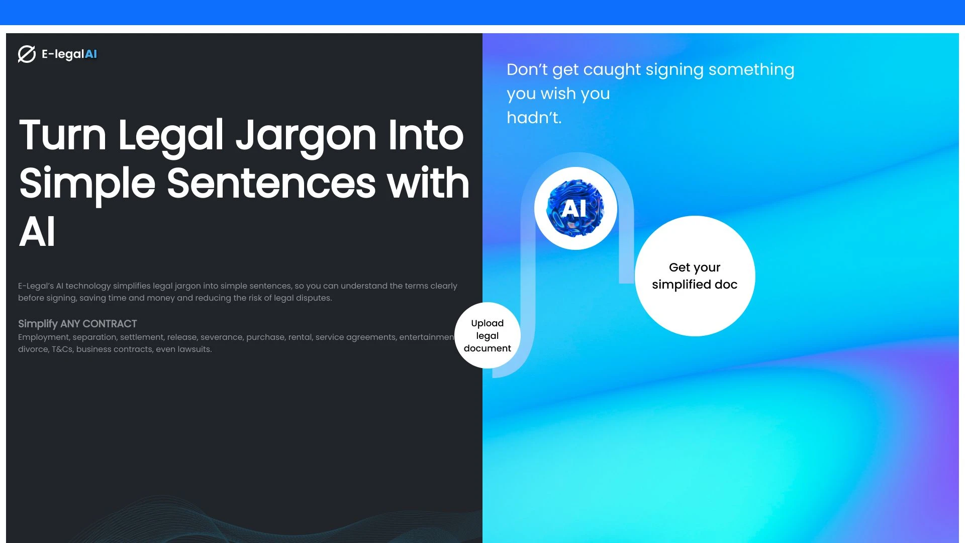 E-Legal AI - AI Tool Ocean