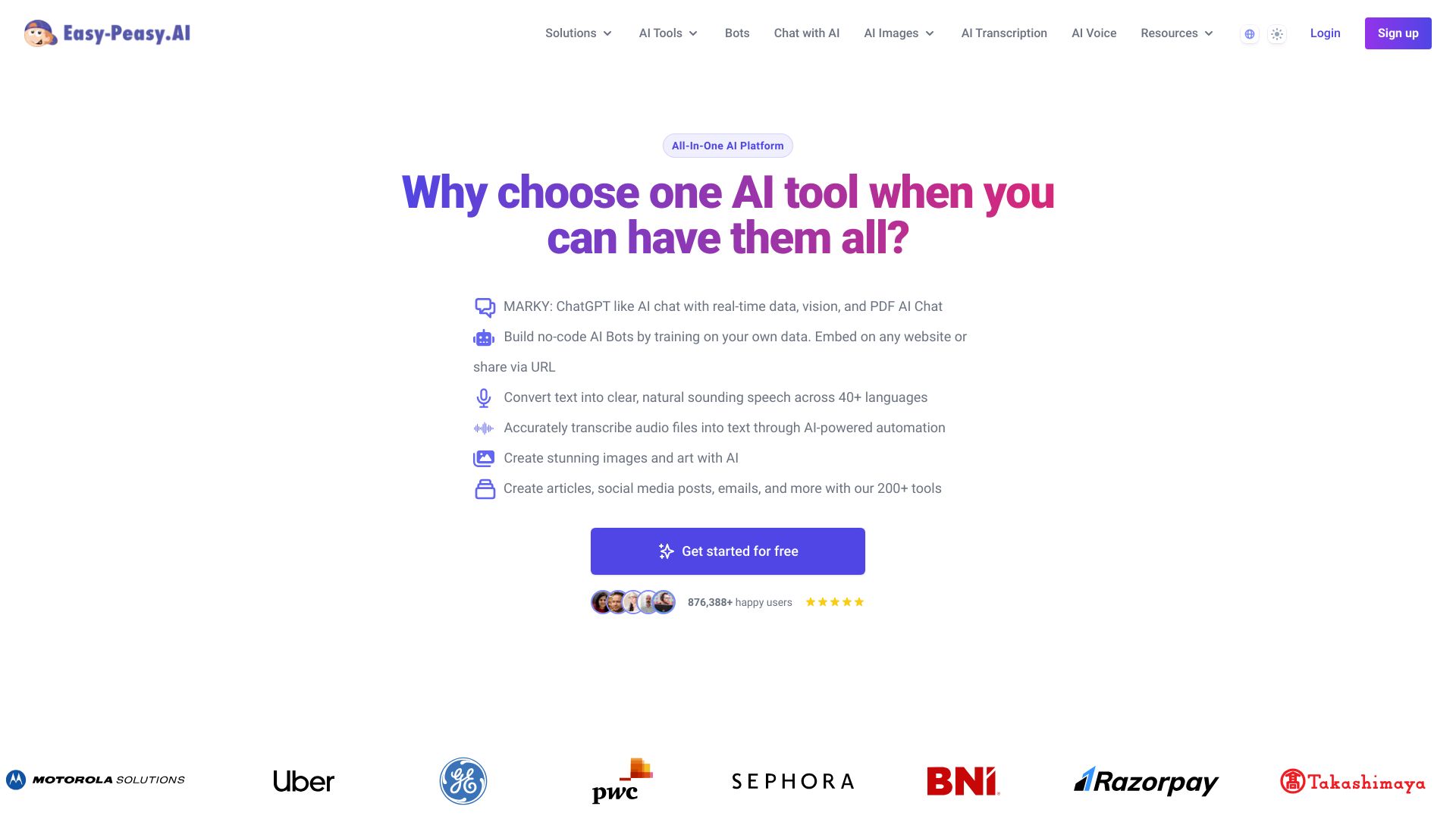 Easy-Peasy.AI - AI Tool Ocean
