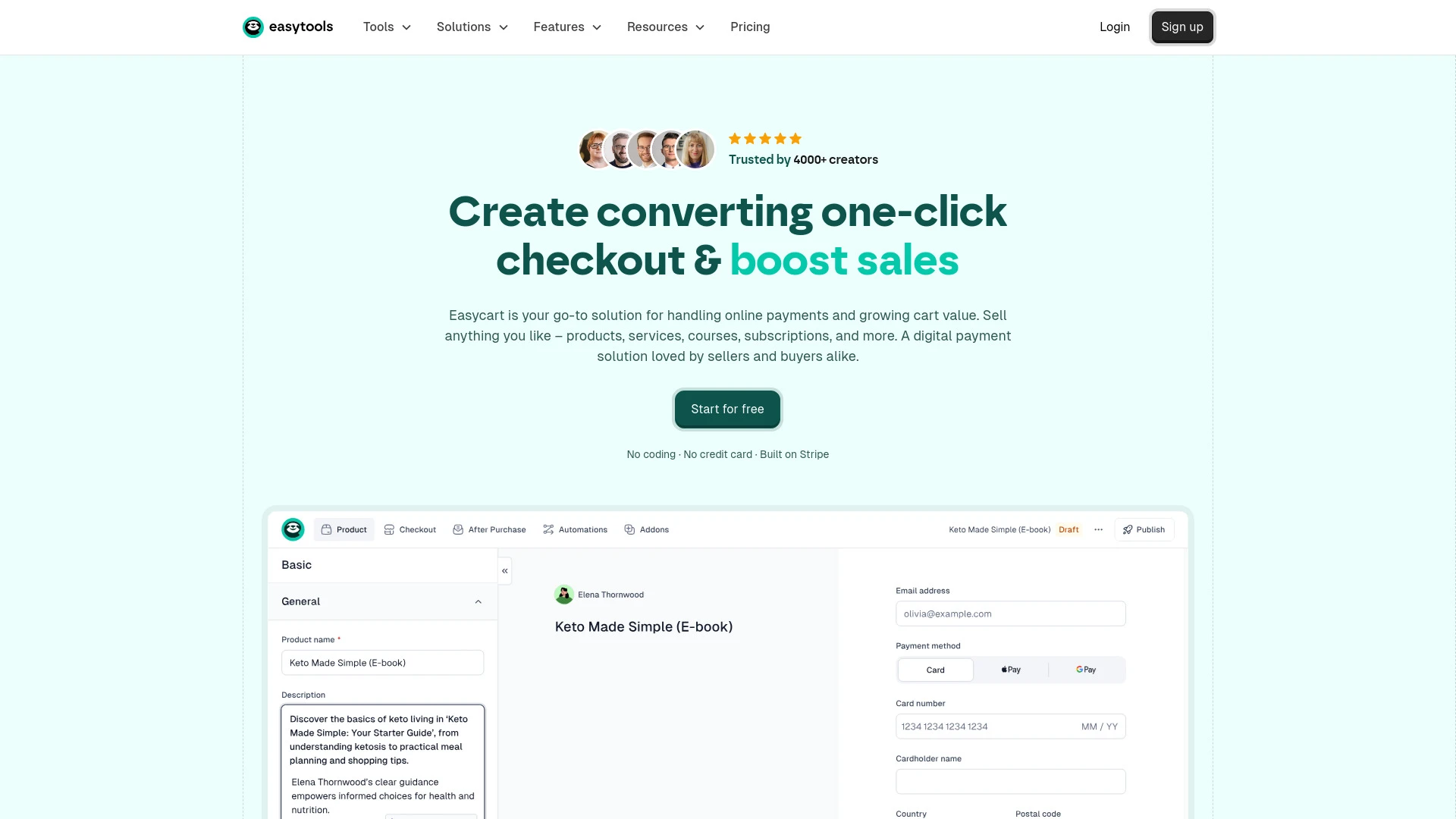 Easycart - AI Tool Ocean