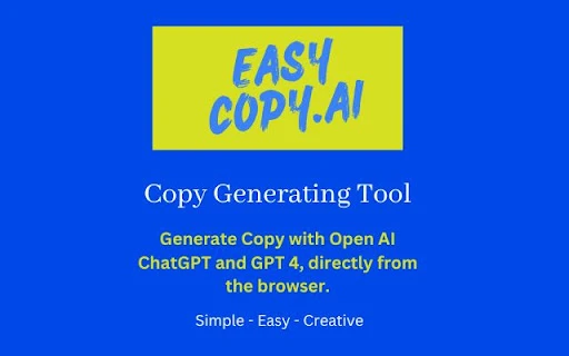 EasyCopy.ai - Chrome Extension - AI Tool Ocean