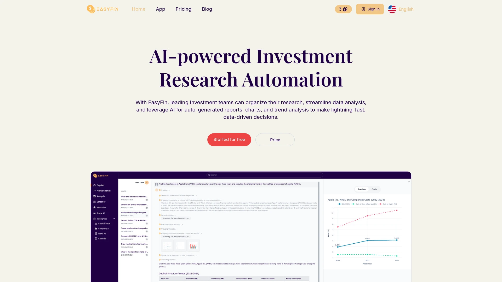 EasyFin - AI Tool Ocean