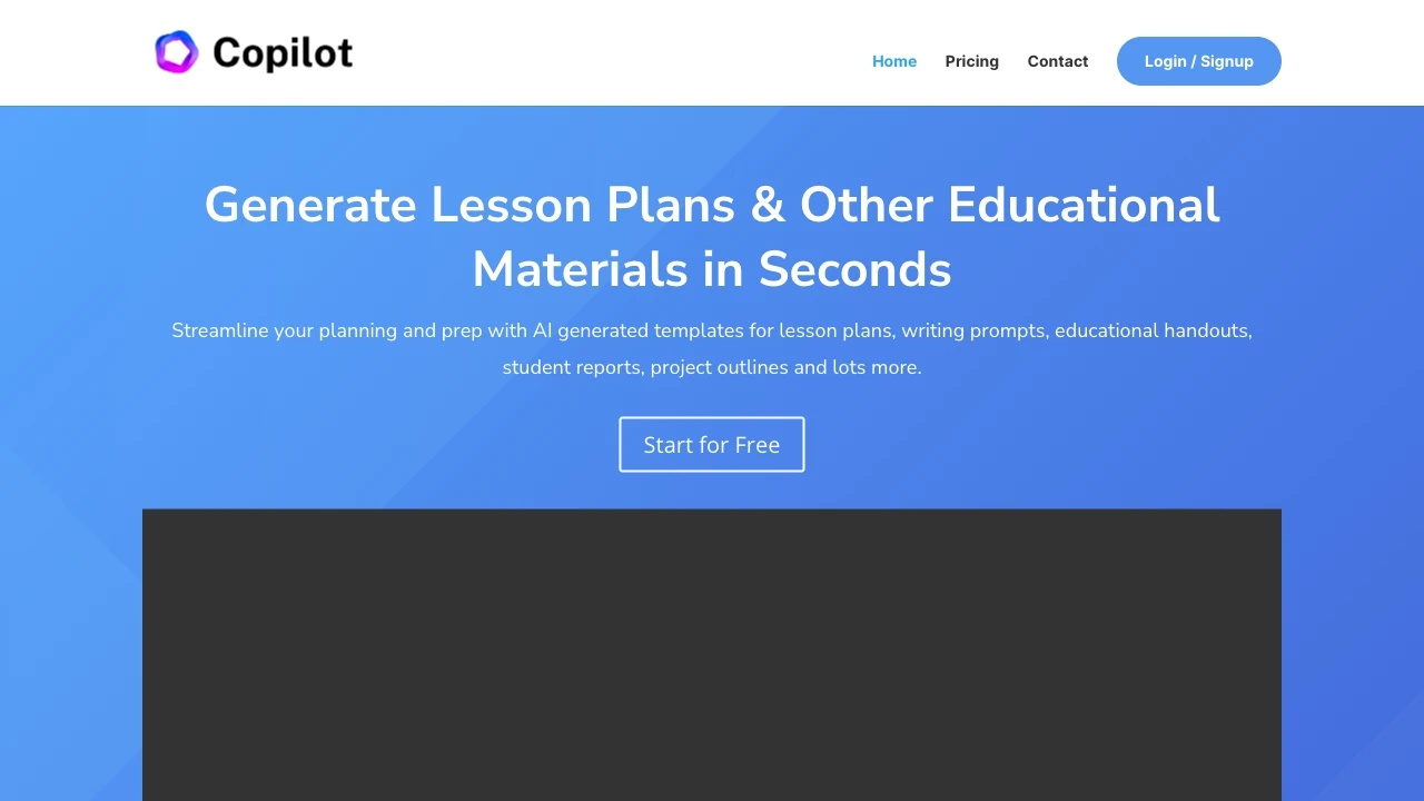 Education Copilot - AI Tool Ocean