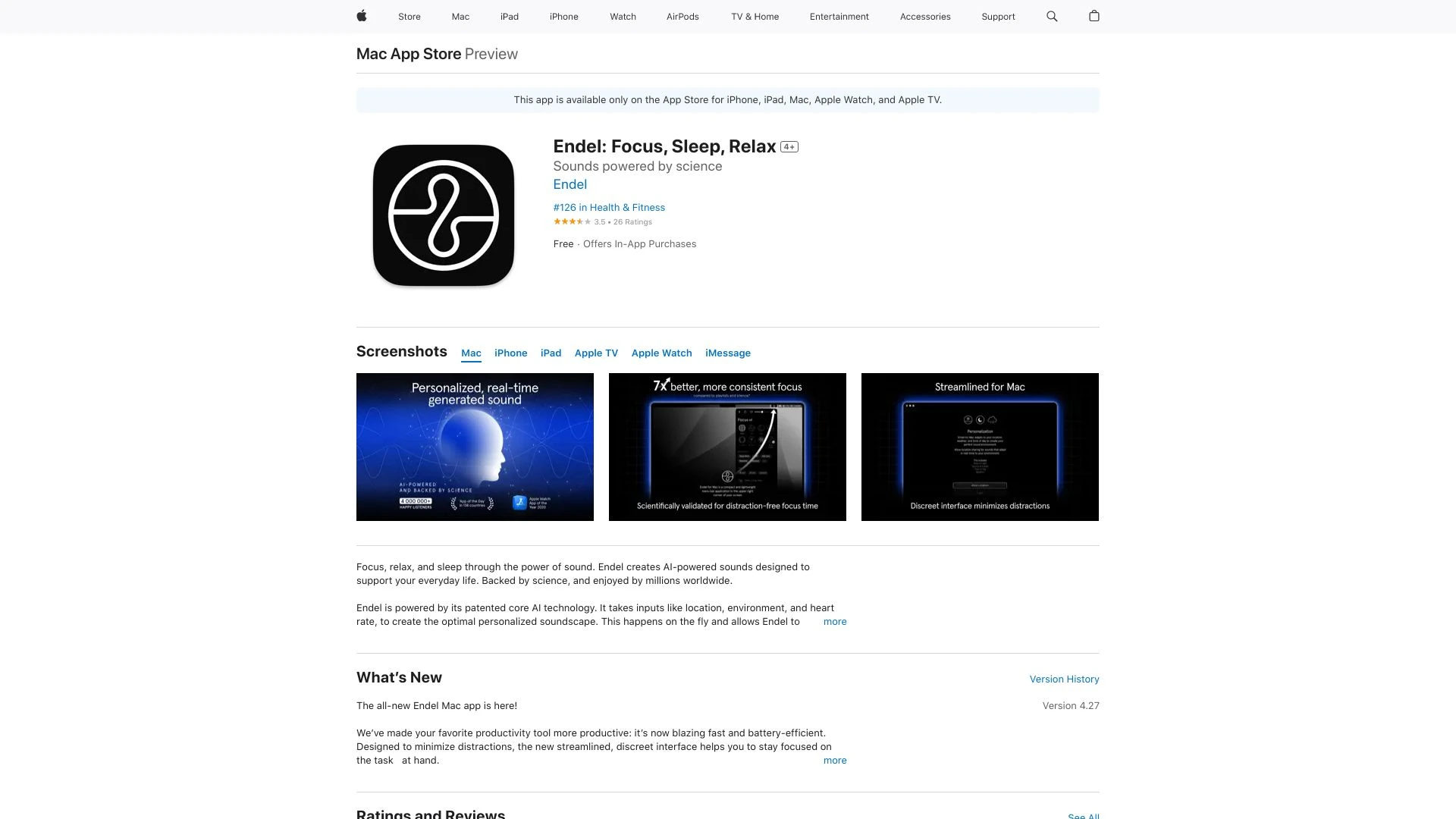Endel: Focus, Sleep, Relax - AI Tool Ocean