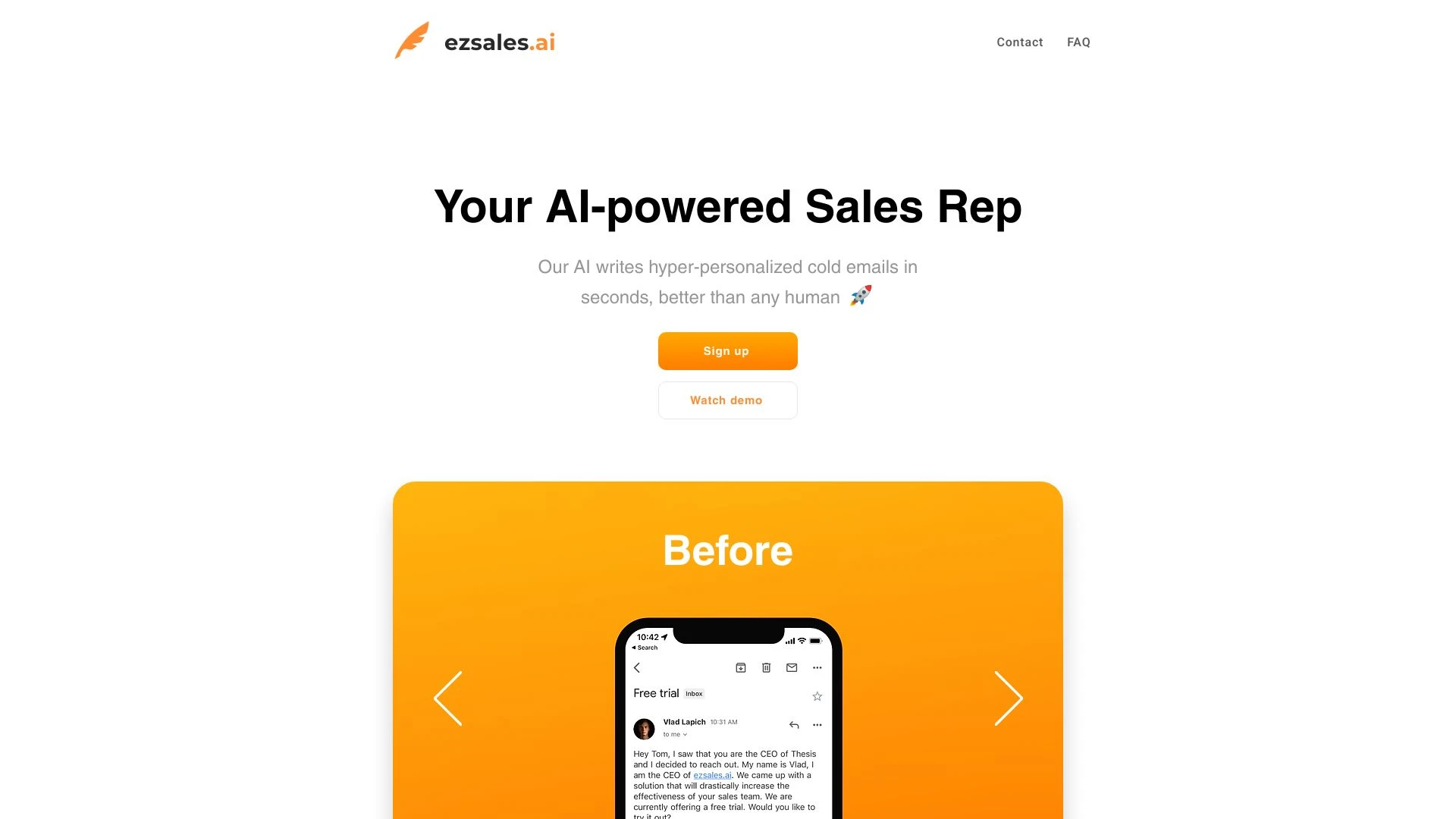 ezsales.ai - AI Tool Ocean