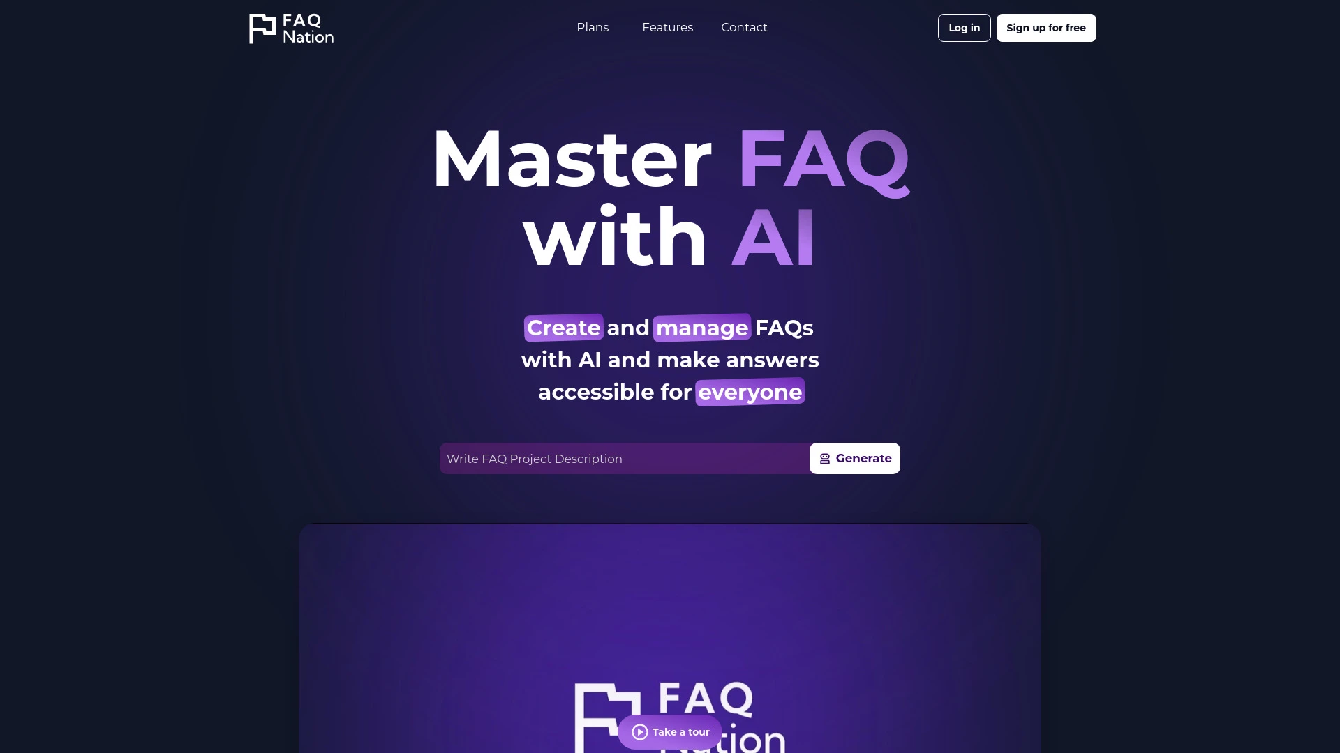 FAQ Nation - AI Tool Ocean
