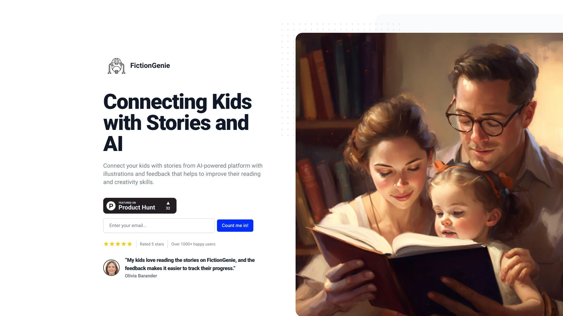 FictionGenie - AI Tool Ocean