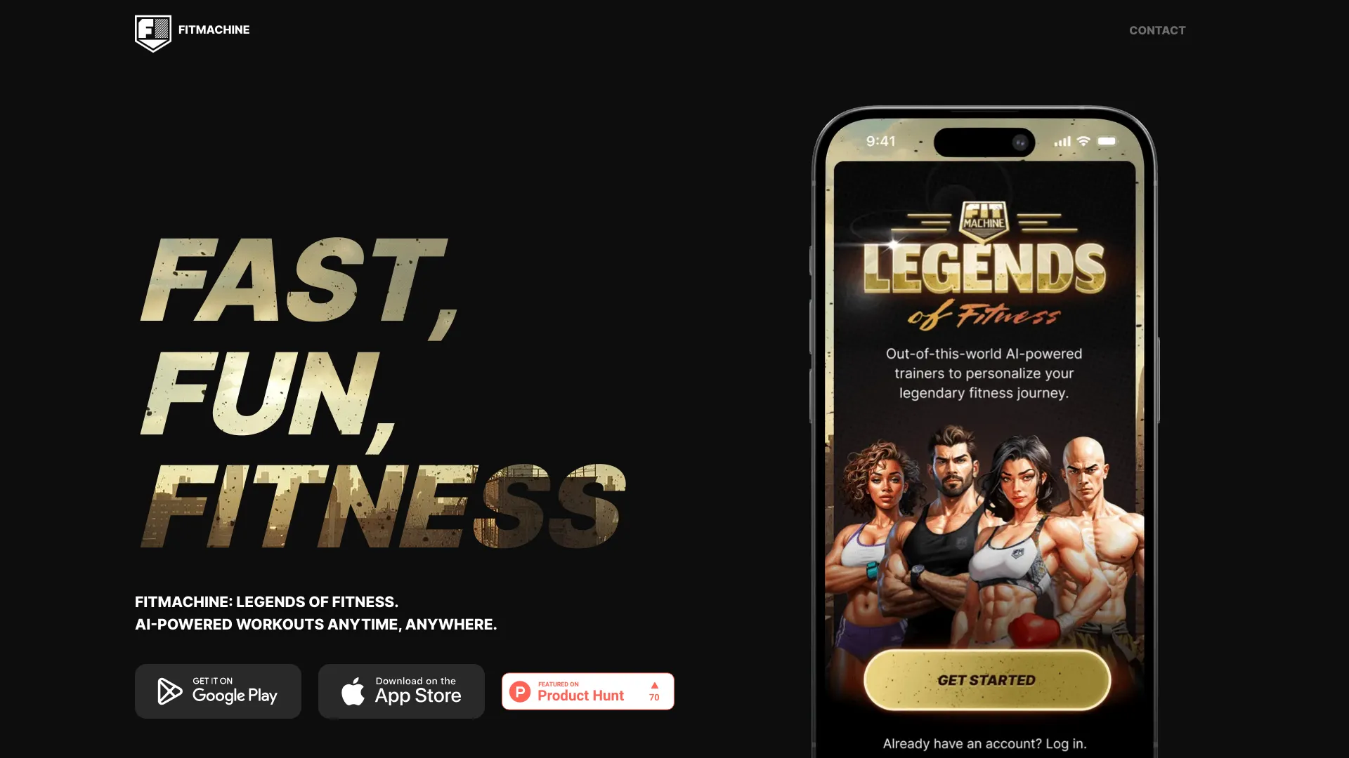 FitMachine: Legends of Fitness - AI Tool Ocean