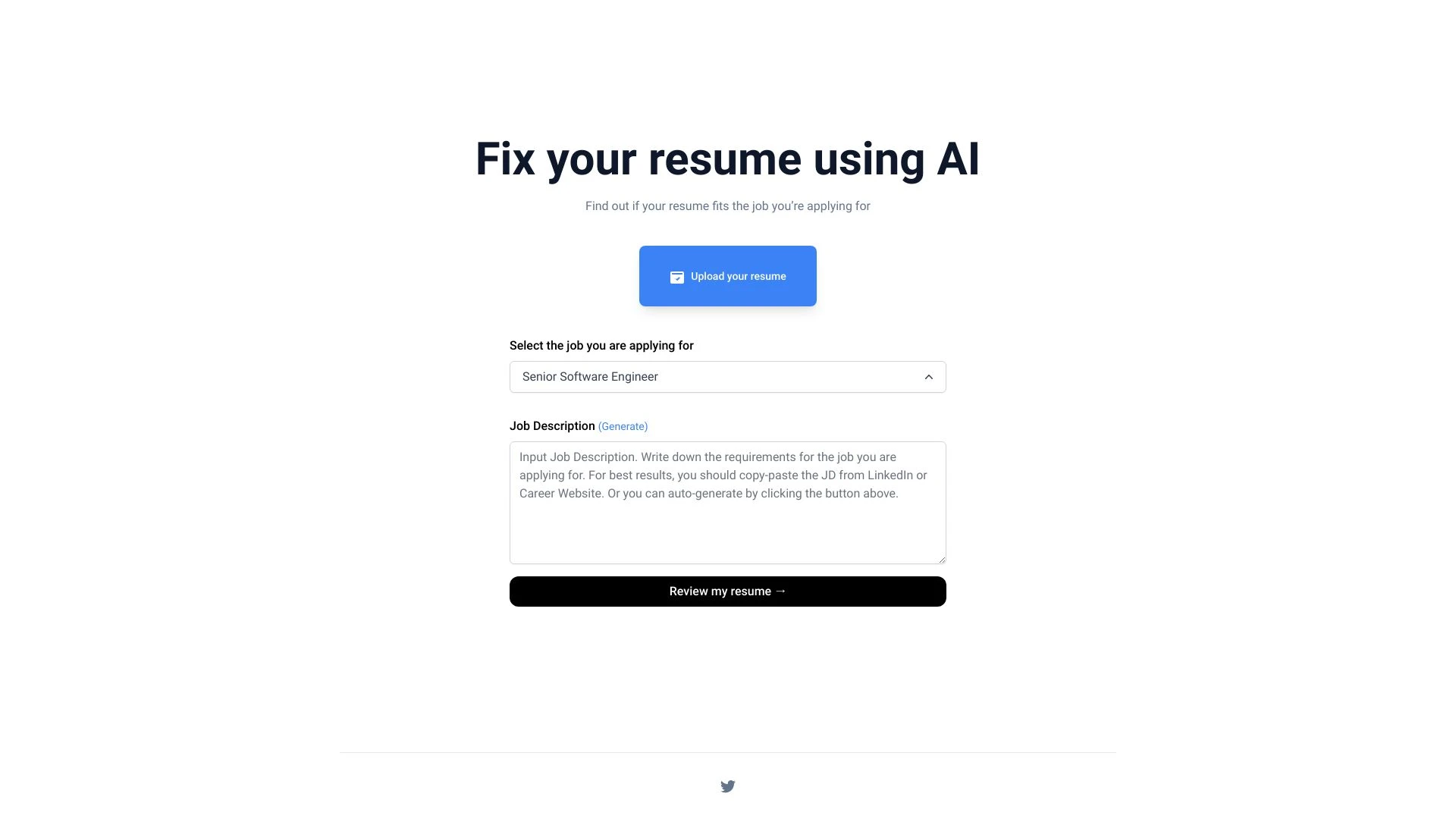 fixmyresume.xyz - AI Tool Ocean