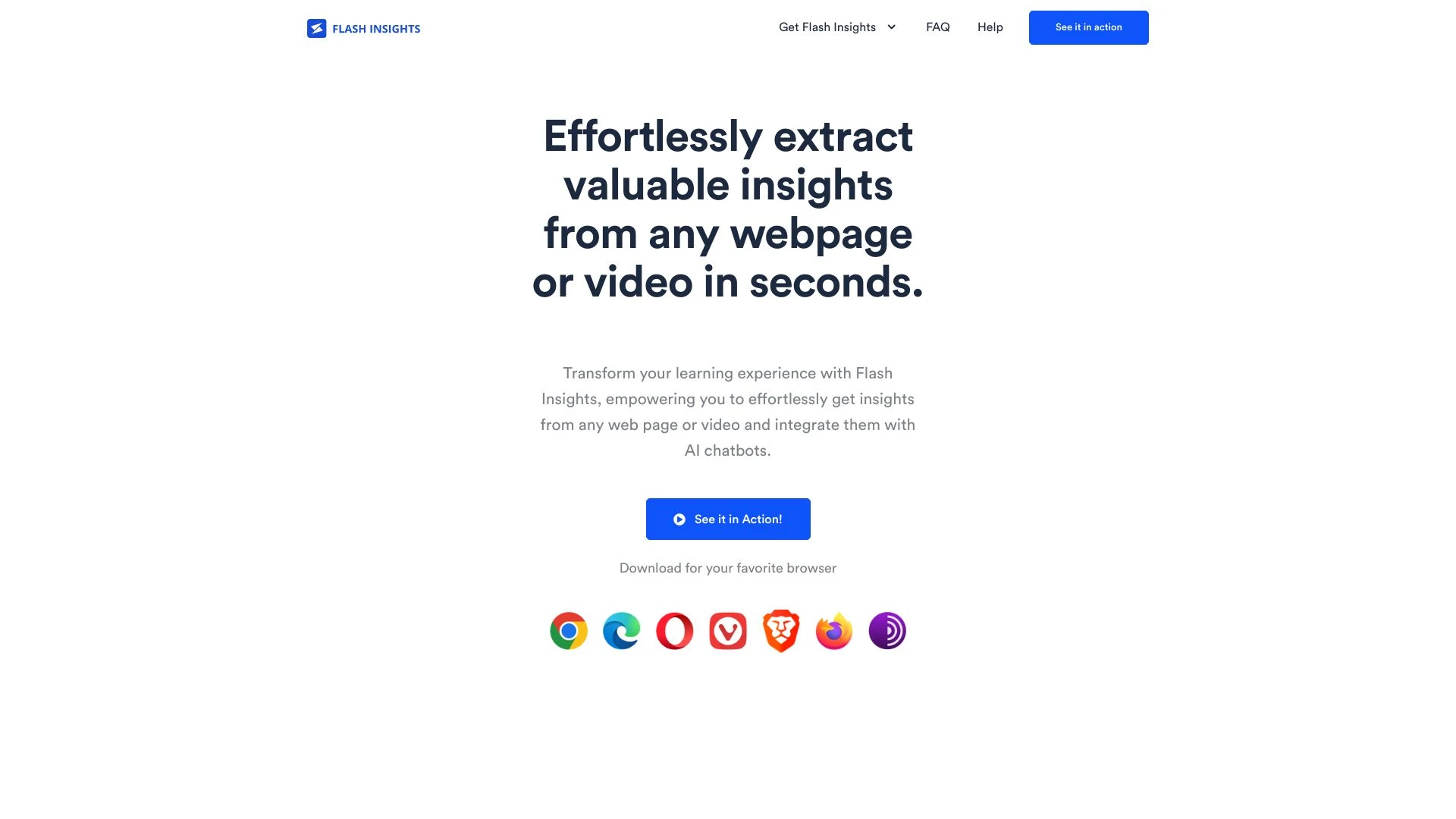 Flash Insights - AI Tool Ocean