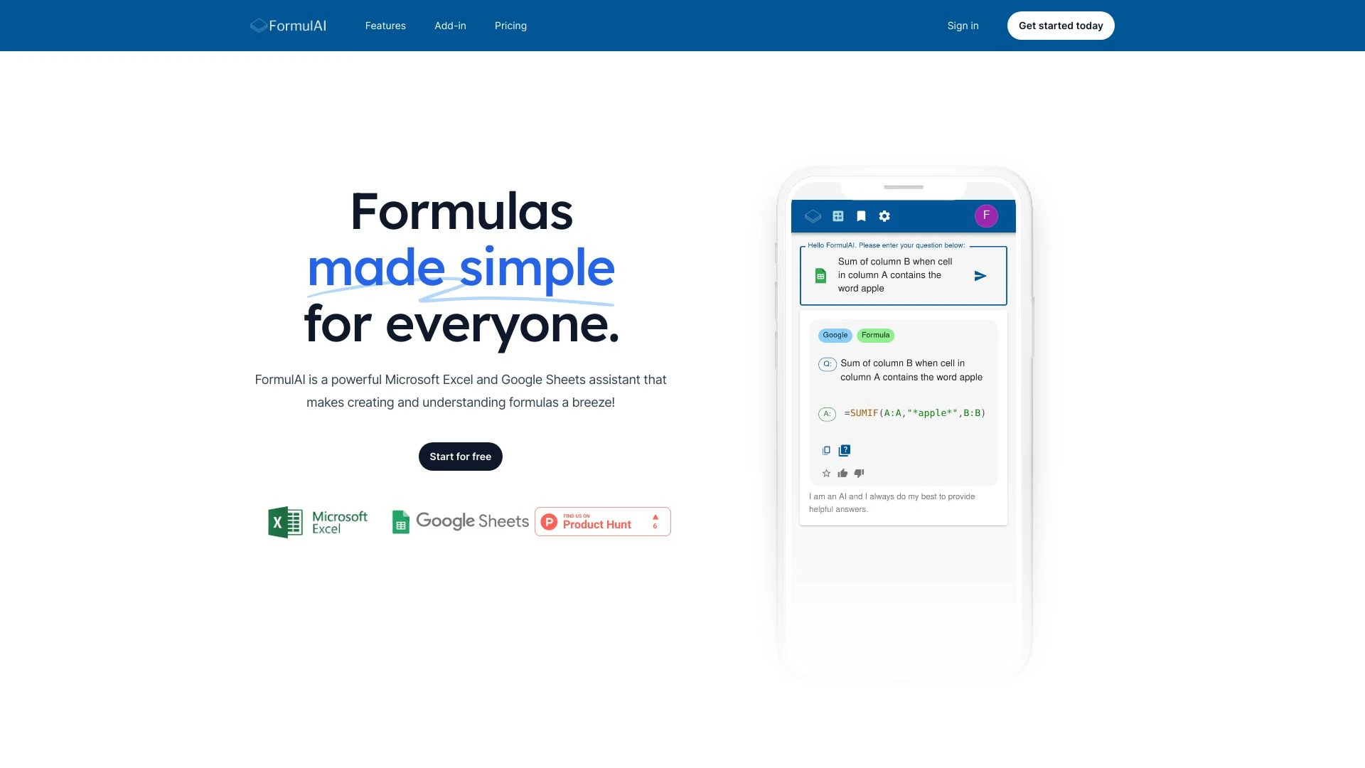 FormulAI - AI Tool Ocean