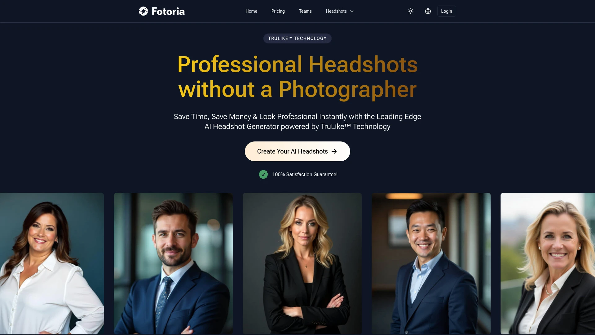 Fotoria - AI Headshot Generator - AI Tool Ocean