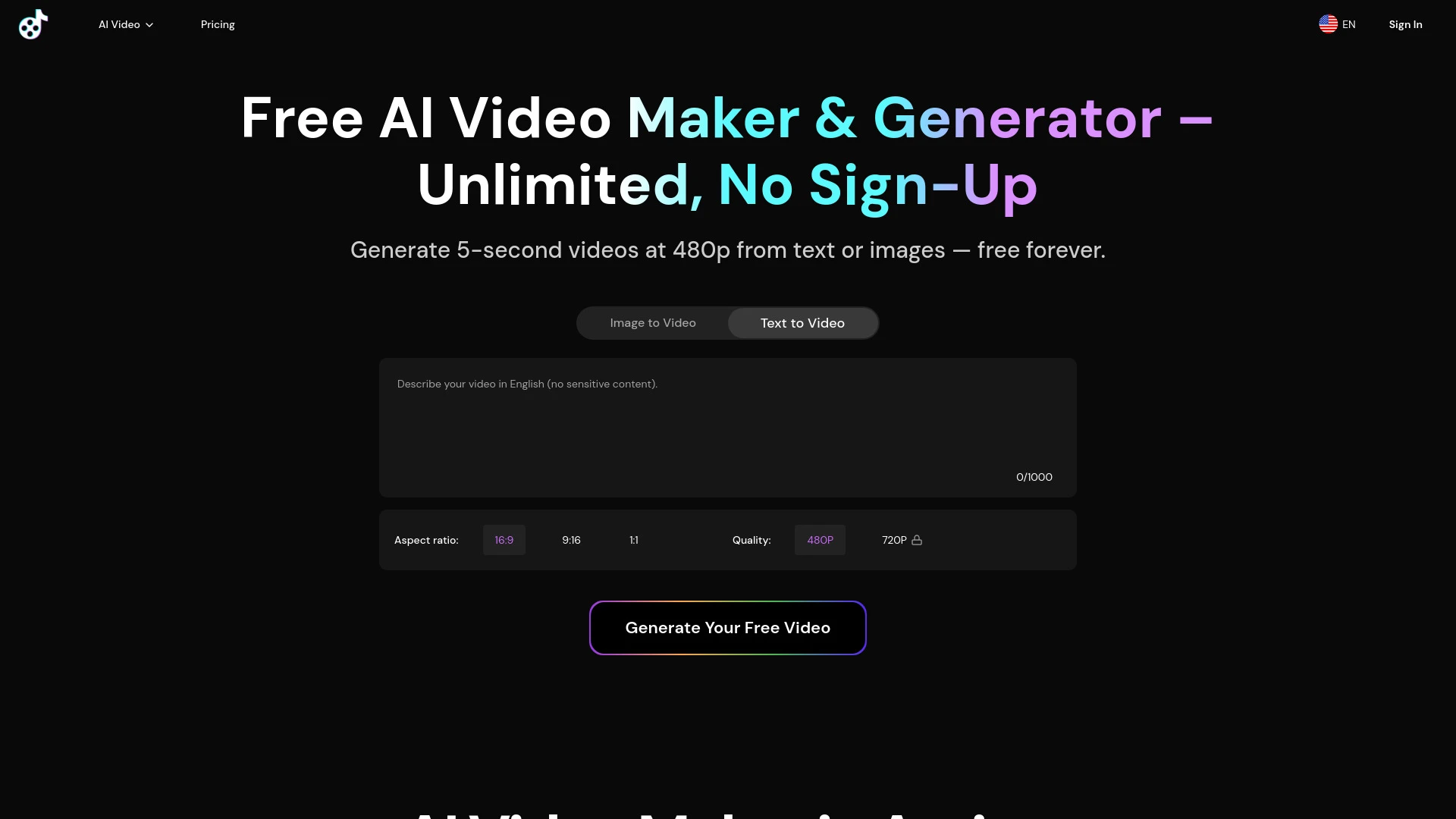Free AI Video Maker & Generator - AI Tool Ocean