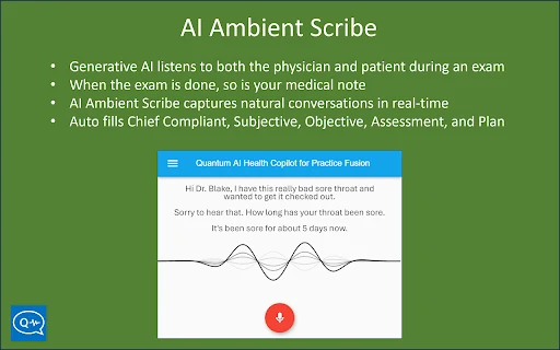 Generative AI Copilot and Ambient Scribe - Chrome Extension - AI Tool Ocean