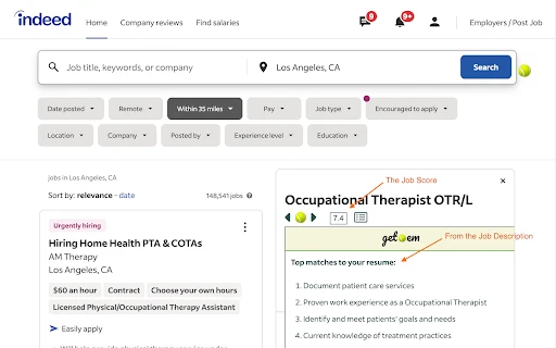 Get 'Em Jobs - Chrome Extension - AI Tool Ocean