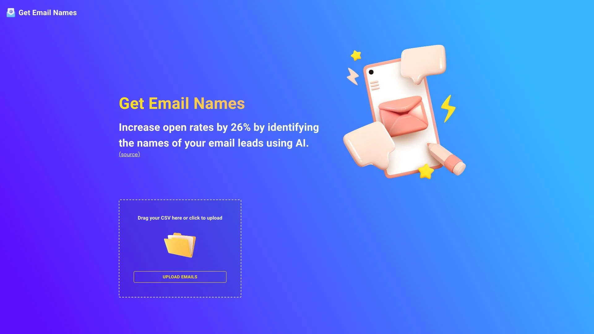 Get Email Names - AI Tool Ocean