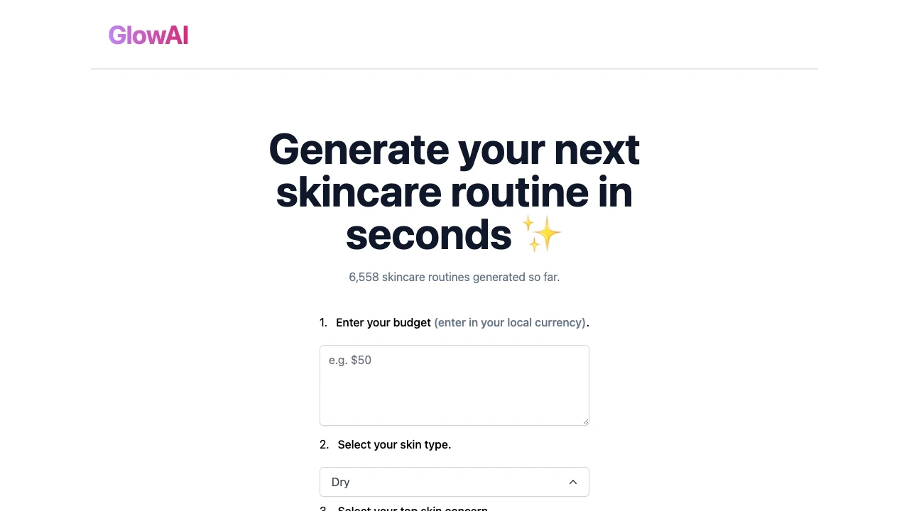 Glow AI - AI Tool Ocean
