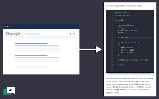 Google Search with ChatGPT - Chrome Extension - AI Tool Ocean