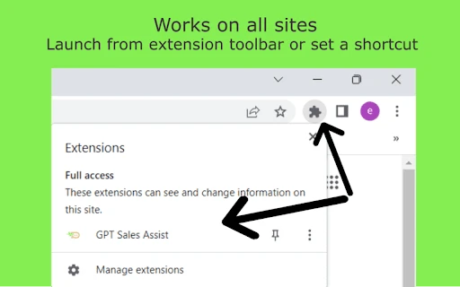 GPT Sales Assistant - Chrome Extension - AI Tool Ocean