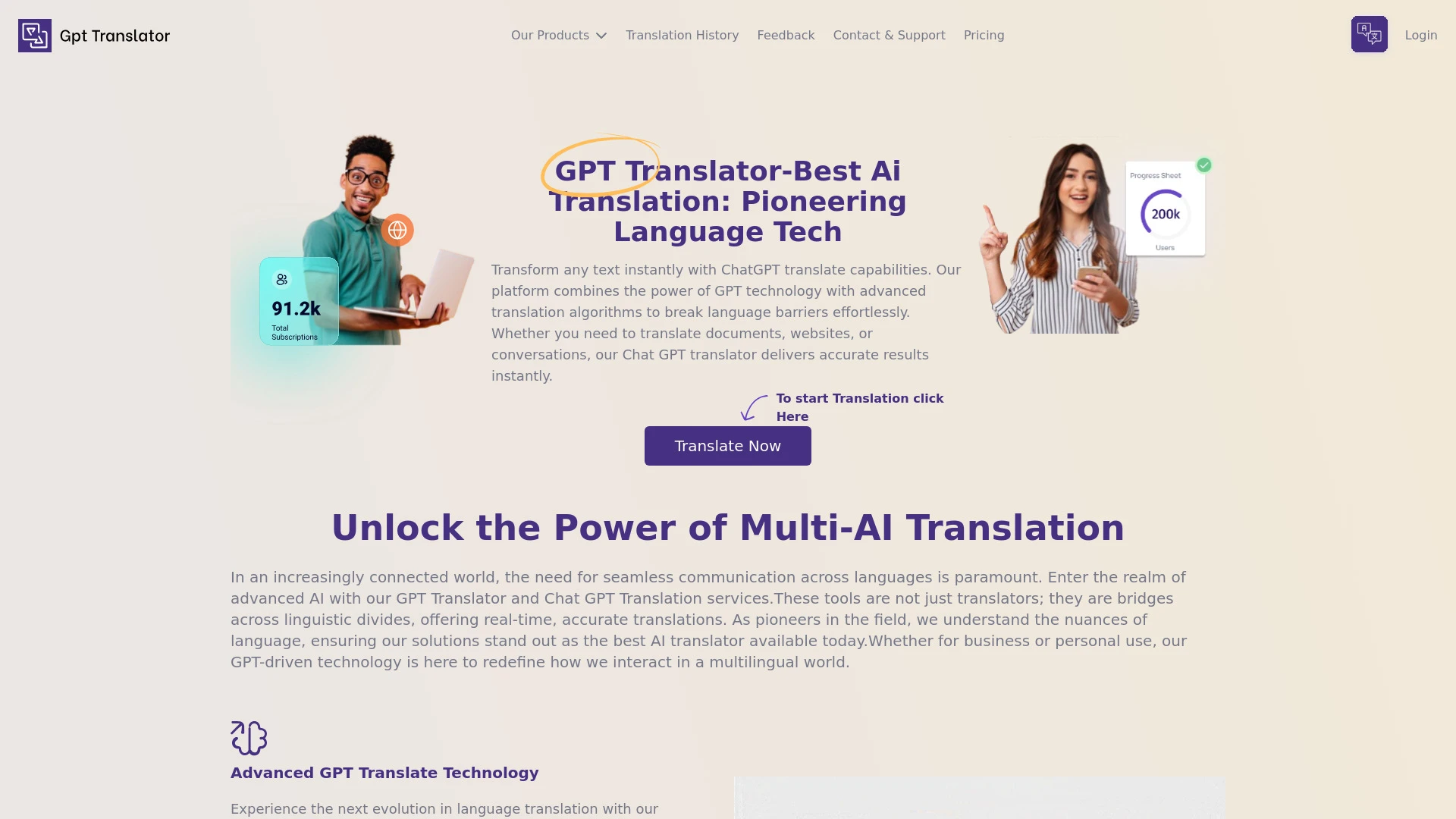GPT Translator - AI Tool Ocean