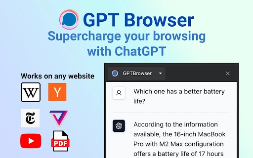 GPTBrowser - Chrome Extension - AI Tool Ocean